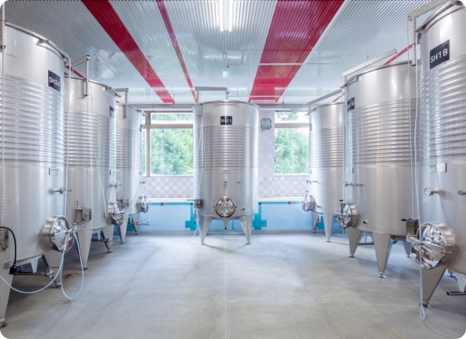 第二工場のタンクルーム